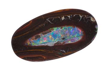Yowah Nut Opal with Exceptional Play of Color