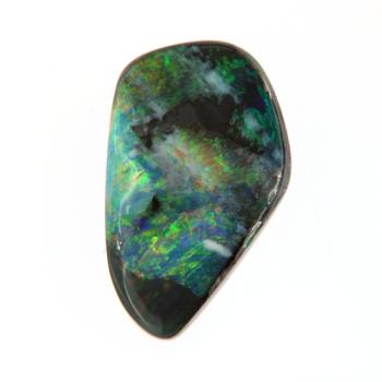 Brightly Colored Yowah Nut Opal in Fantasy Cut
