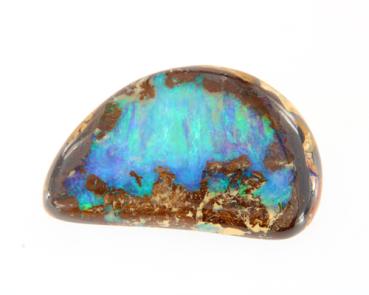 Yowah-Nut Opal with a bright blue-green play of color