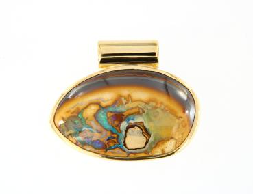 Opal Jewellery, Pendant Gold Boulder Opal