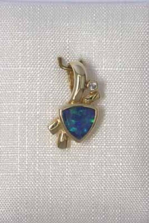 opal doublet pendant