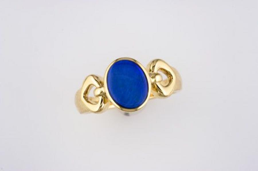 Opal Jewellery, Ring Gold Boulder Opal