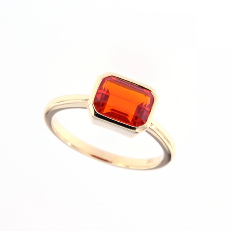 Opal Jewellery, Gold, Fire Opal Ring