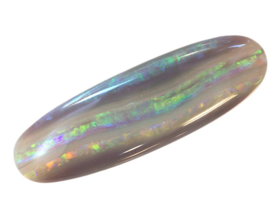 Dark Opal with multicolored flash