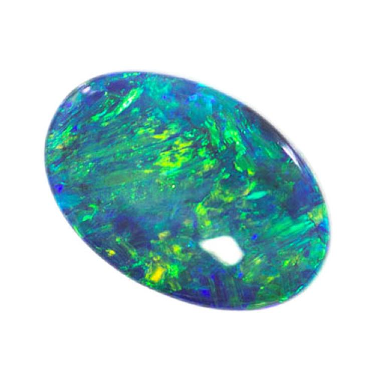 Colorful Black Opal from Lightning Ridge