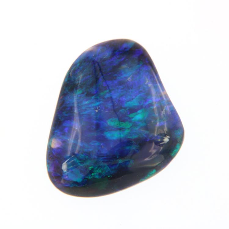 Black Opal with with Purple Play-of-Color