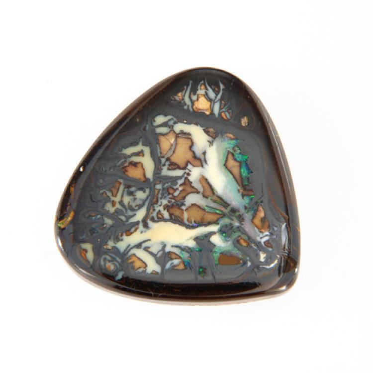 Yowah Nut Opal with a Striking Color Pattern