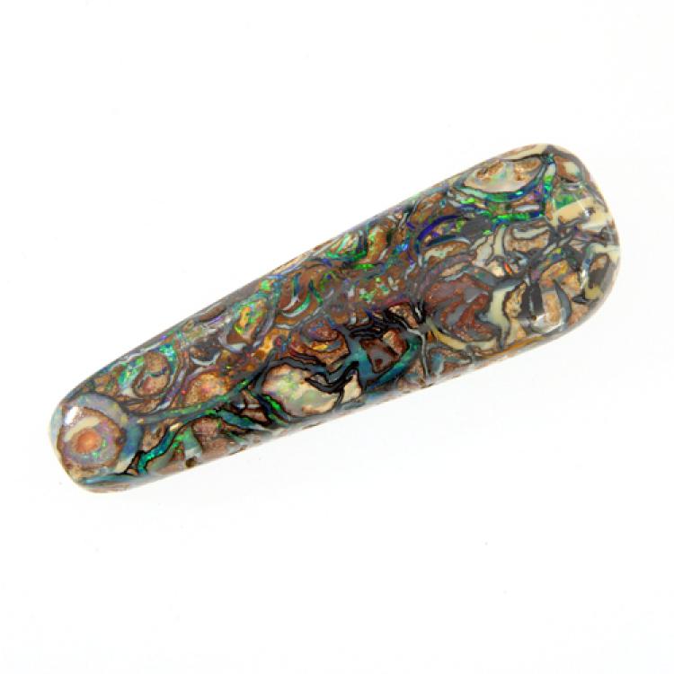 Yowah Nut Opal with a Striking Color Pattern