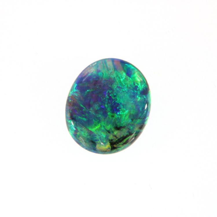 Colorful Black Opal from Lightning Ridge