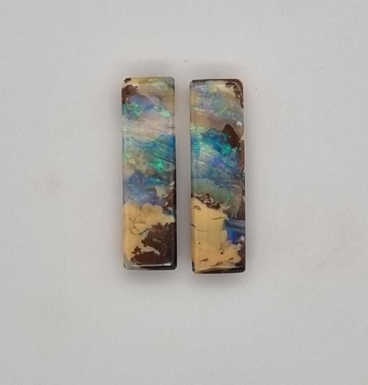 Boulder Opal, Opal, Pair