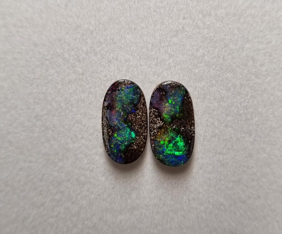 Boulder Opal, Opal, Pair