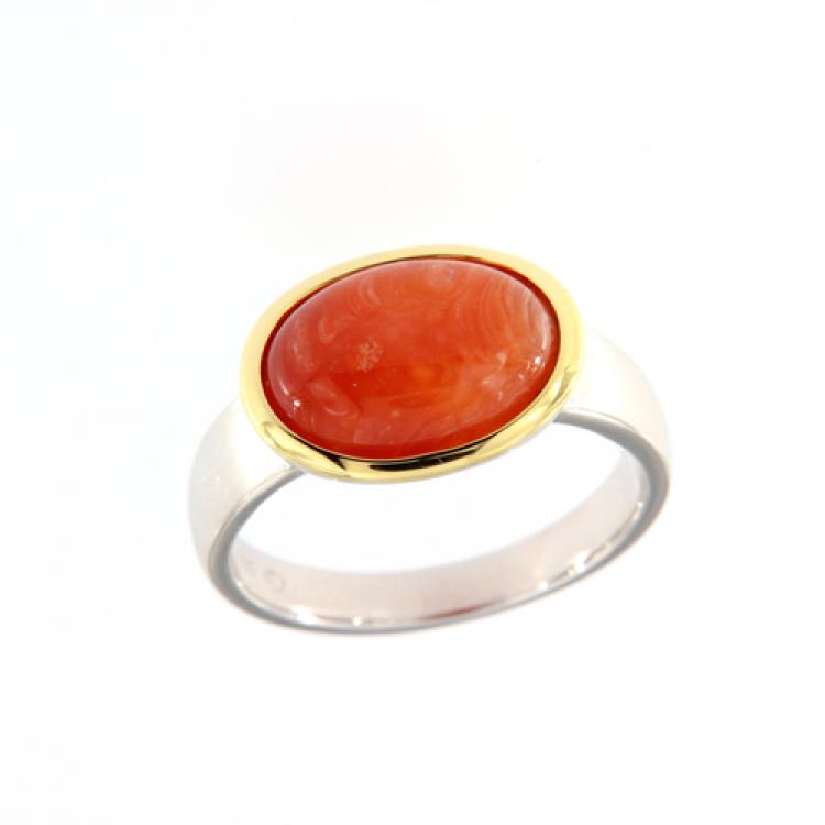 Ring, Silver, Fire Opal, Opal jewelry