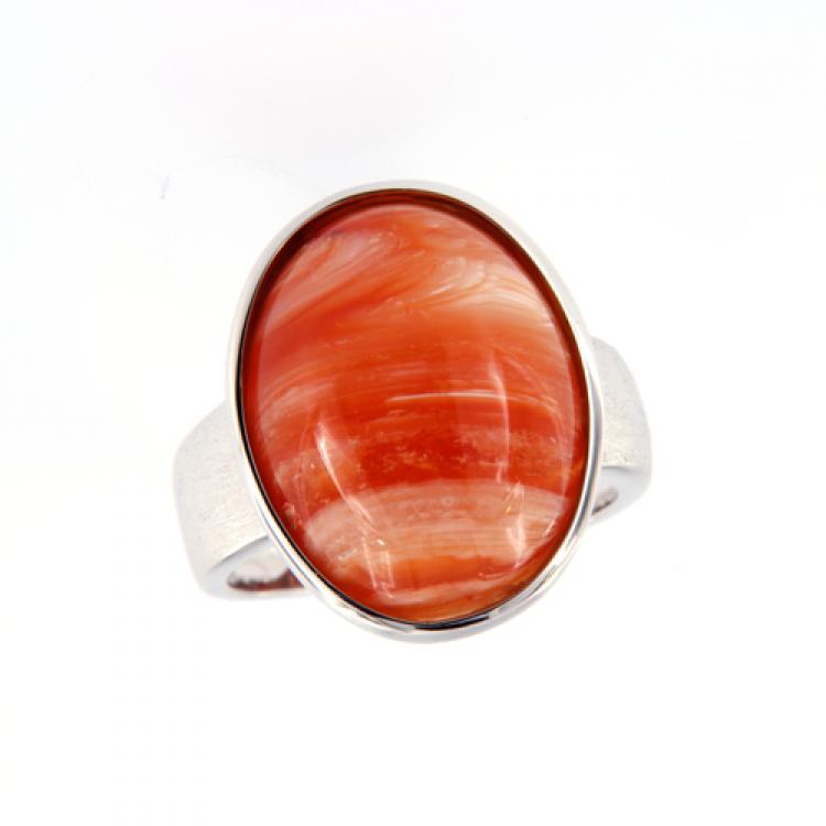 Ring, Silver, Fire Opal, Opal jewelry