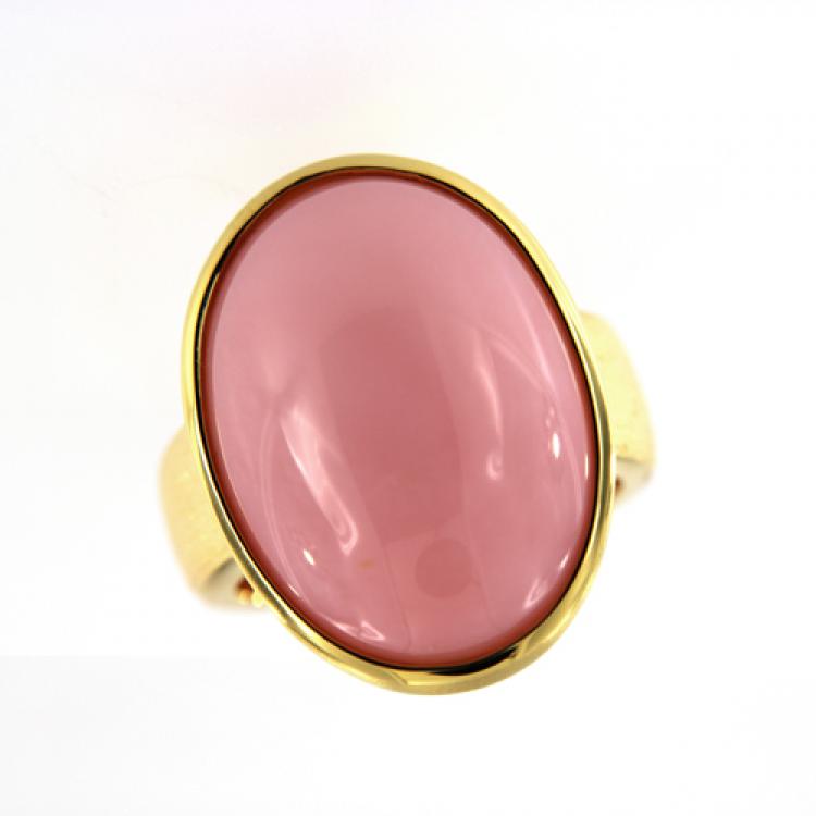 Ring, Silver, Pink Opal, Peru, Opal jewelry