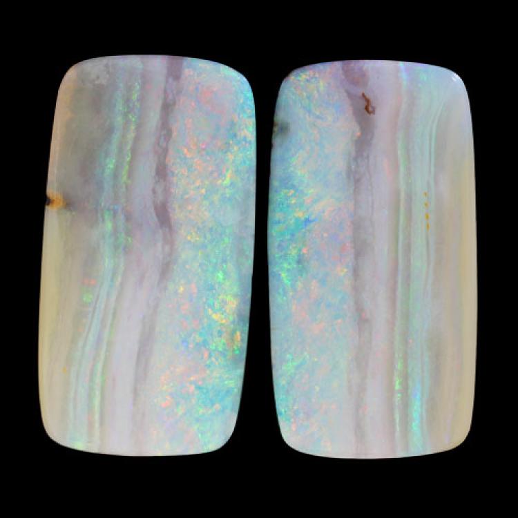 Boulder Opal, Opal, Pair