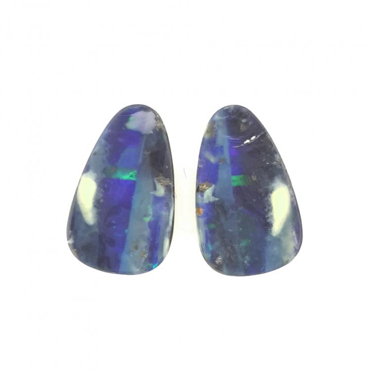 Boulder Opal, Opal, Pair