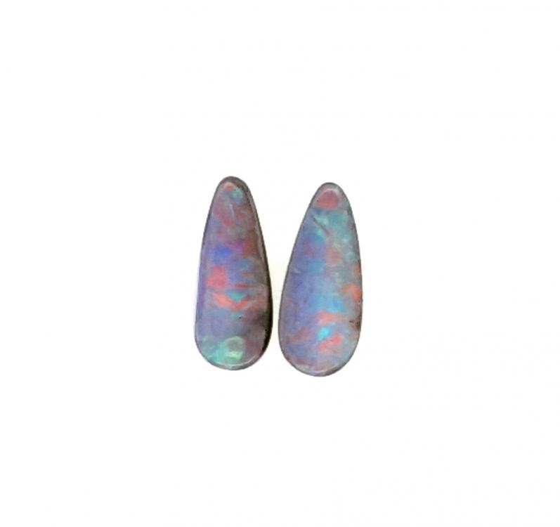 Boulder Opal, Opal, Pair
