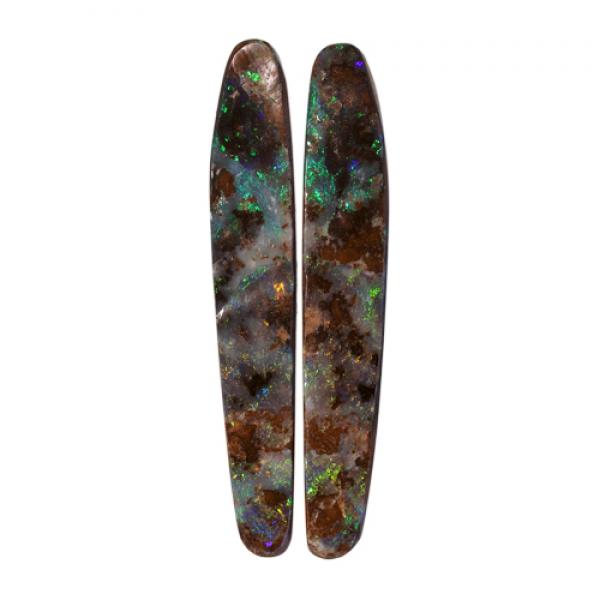 Boulder Opal, Opal, Pair